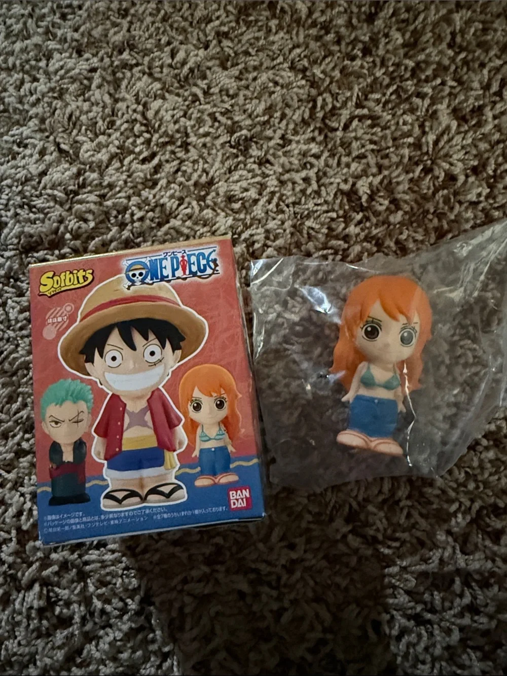 Bandai One Piece Softbits Blind Box Figure - Nami New